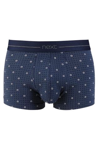 Navy Mix Print Hipster Four Pack